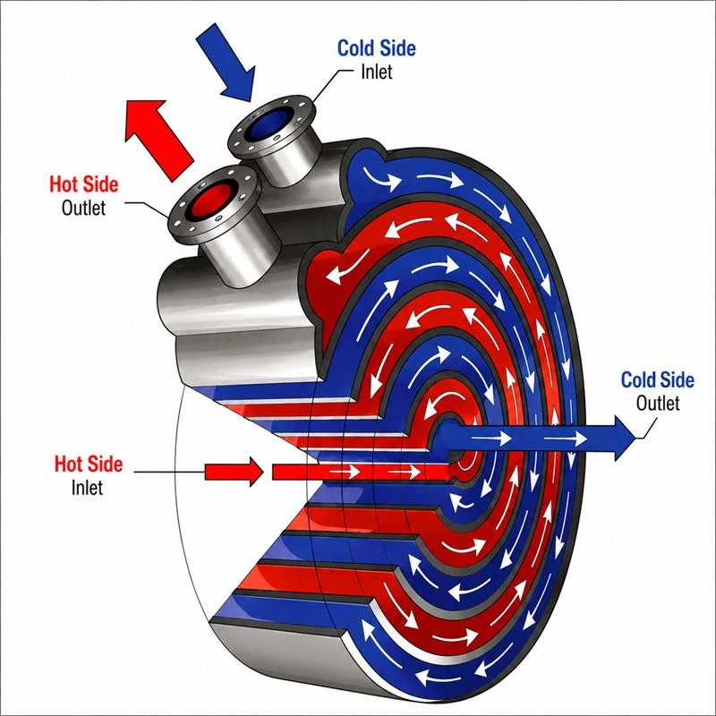Spiral Plate Heat Exchanger